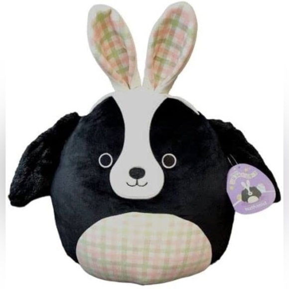 NWT 🐶 🐣 8" Nathaniel Cocker Spaniel Dog Bunny Ears Easter - Picture 1 of 5